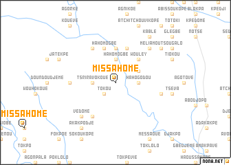 map of Missahomé