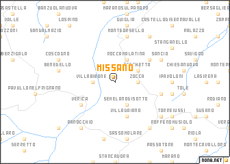 map of Missano