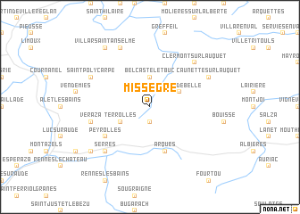 map of Missègre