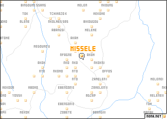 map of Missele