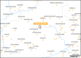 map of Missènga