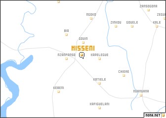 map of Misséni