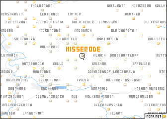 map of Misserode