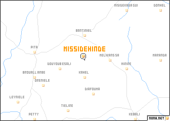map of Missidé Hindé