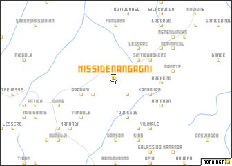 map of Missidé Nangagni