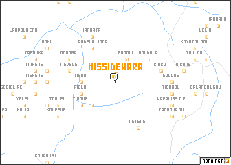map of Missidé Wara