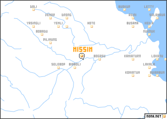map of Missim