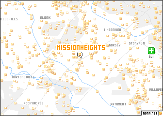 map of Mission Heights