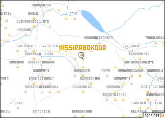 map of Missira Bokoda