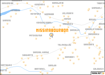 map of Missira Bourbon