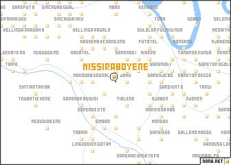 map of Missira Boyene