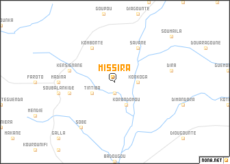 map of Missira