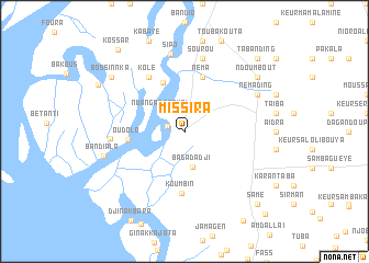 map of Missira