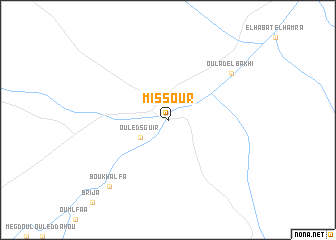 map of Missour