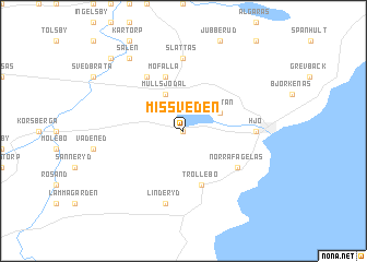 map of Missveden
