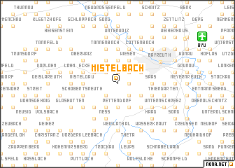 map of Mistelbach