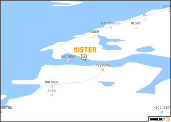 map of Misten