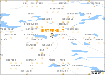 map of Misterhult