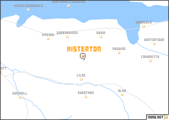map of Misterton