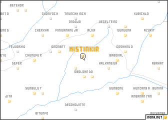 map of Mistinkir