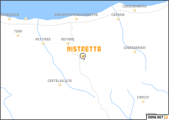 map of Mistretta