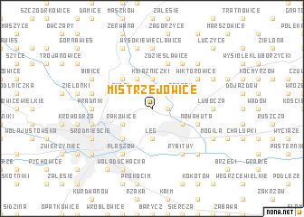 map of Mistrzejowice