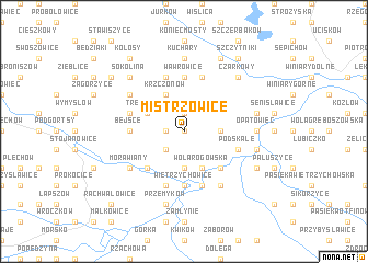 map of Mistrzowice