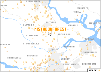 map of Mistwood Forest