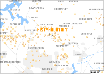 map of Misty Mountain