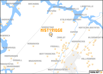 map of Misty Ridge