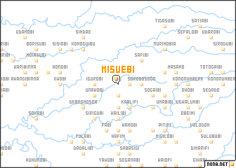 map of Misuebi
