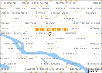 map of Miszewko Stefany