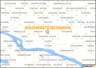 map of Miszewko Strzałkowskie