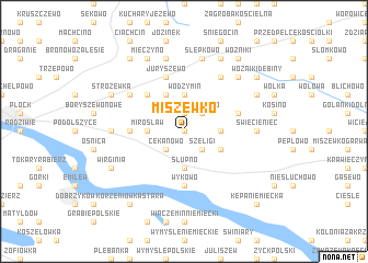 map of Miszewko