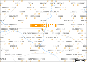 map of Miszewo Czernie