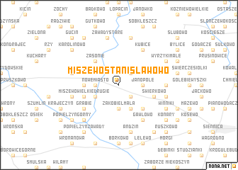 map of Miszewo Stanisławowo