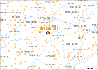 map of Mīt Abū ‘Alī