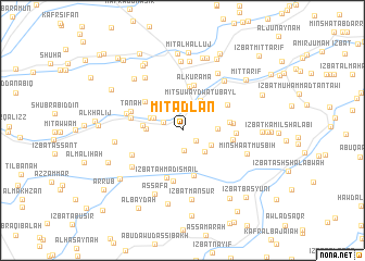 map of Mît `Adlân