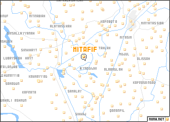 map of Mīt ‘Afīf