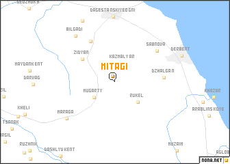 map of Mitagi