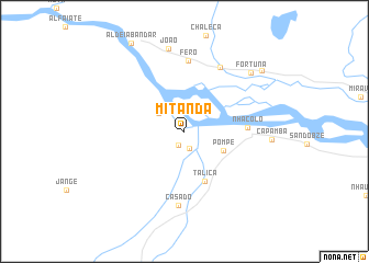 map of Mitanda