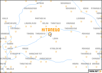 map of Mitanedo