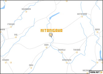 map of Mitanigawa