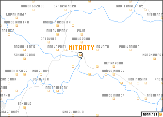 map of Mitanty