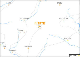 map of Mitate