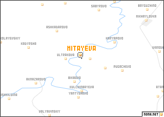 map of Mitayeva