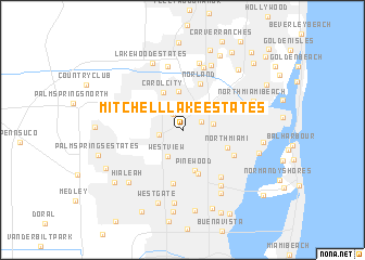 map of Mitchell Lake Estates