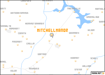 map of Mitchell Manor