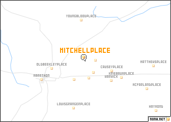 map of Mitchell Place