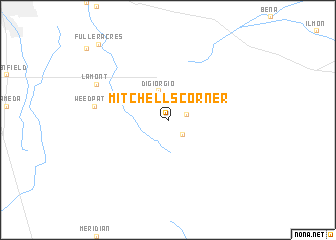 map of Mitchells Corner